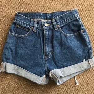 High Waisted LL Bean Denim Shorts